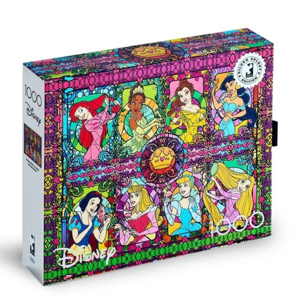 Ceaco Disney Princess Collage 1000 Piece Jigsaw Puzzle Silver Select - Picture 1 of 6